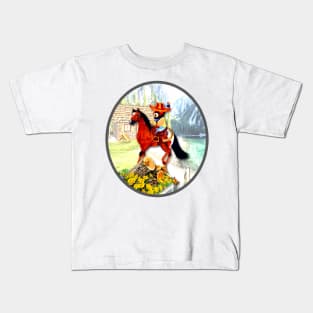 Horse Riding Kids T-Shirt